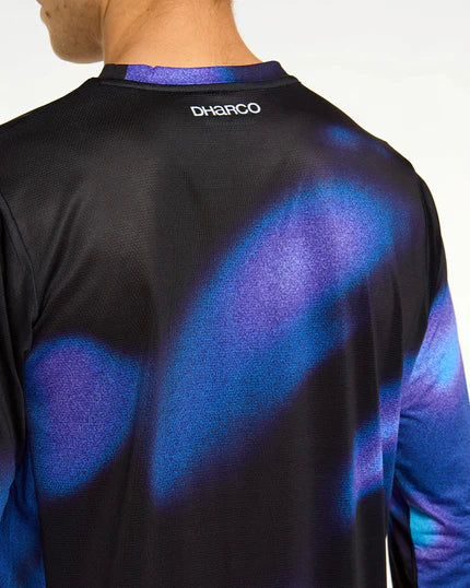 DHARCO RACE VORTEX Maglia a maniche lunghe nero/viola