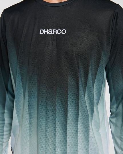 DHARCO RACE Maglia a maniche lunghe MIDNIGHT PRISM Verde