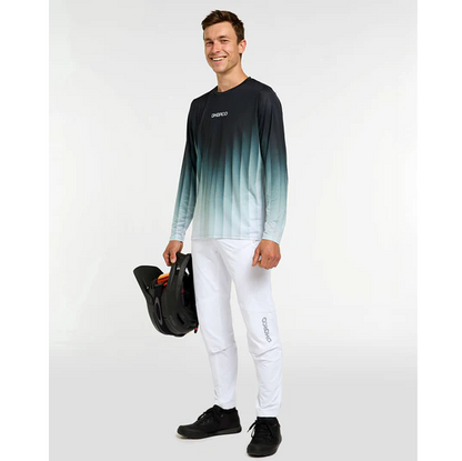 Maillot DHARCO RACE MIDNIGHT PRISM Maniche Lunghe Verde