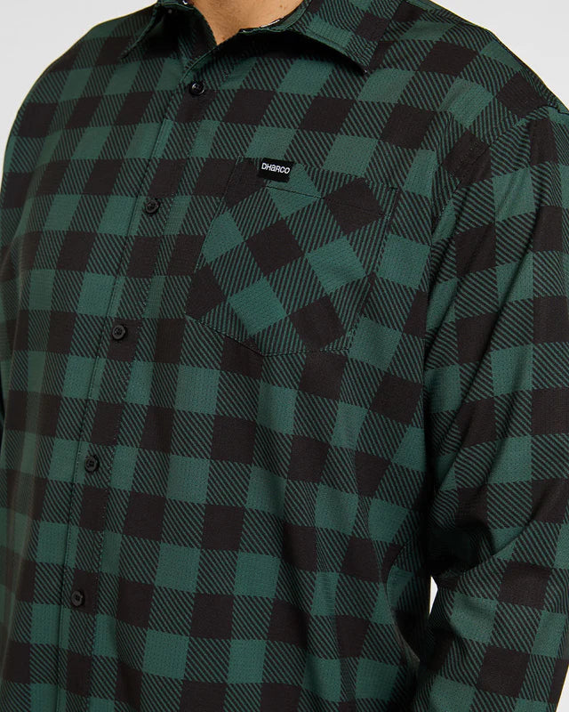 DHARCO TECH GUS Camicia tecnica nero/kaki