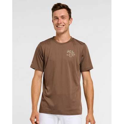 Maglia DHARCO TECH TEE HUSK Maniche Corte Marrone