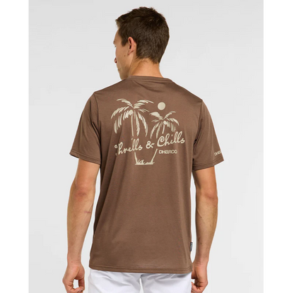 Maglia DHARCO TECH TEE HUSK Maniche Corte Marrone