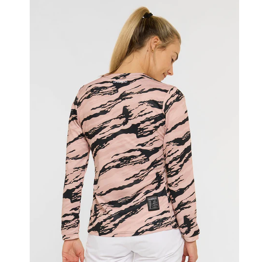Maglia a maniche lunghe DHARCO GRAVITY AMBUSH Donna Marrone/Nero