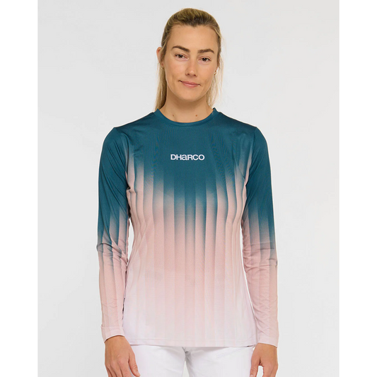 Maglia a maniche lunghe DHARCO RACE DUSTY PRISM Donna Nero/Rosa