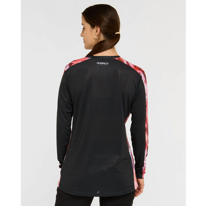 Maglia DHARCO RACE NEBULA Maniche Lunghe Donna Nero/Rosa