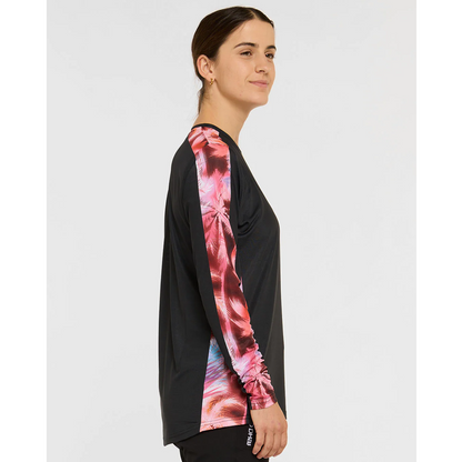 Maglia DHARCO RACE NEBULA Maniche Lunghe Donna Nero/Rosa