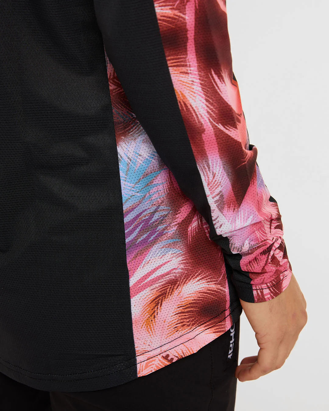 Maglia a maniche lunghe DHARCO RACE NEBULA Donna Nero/Rosa