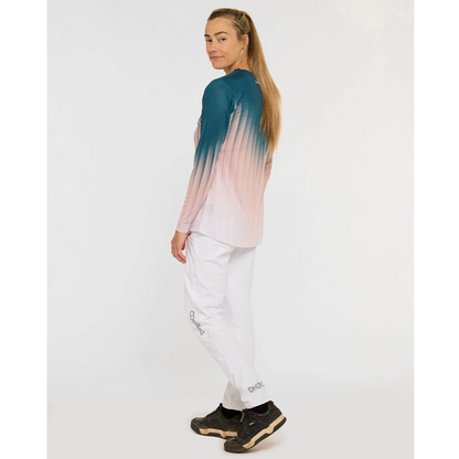 Maglia DHARCO RACE DUSTY PRISM Maniche Lunghe Donna Nero/Rosa