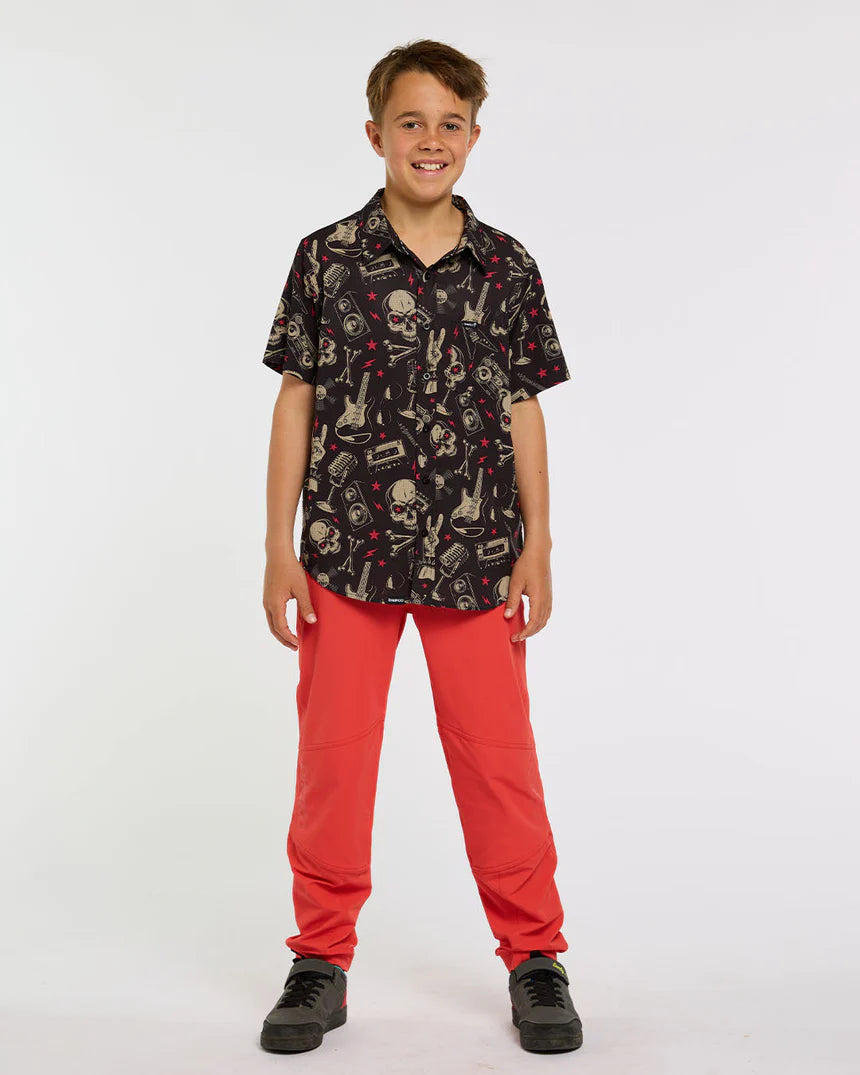 Camicia tecnica DHARCO TECH PARTY ROCKNROLLA Junior Nero