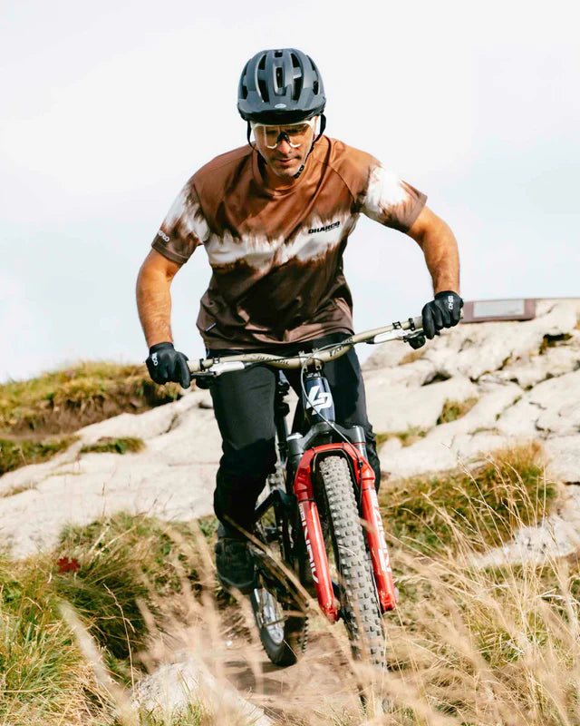 DHARCO DUNE Maglia a maniche corte marrone