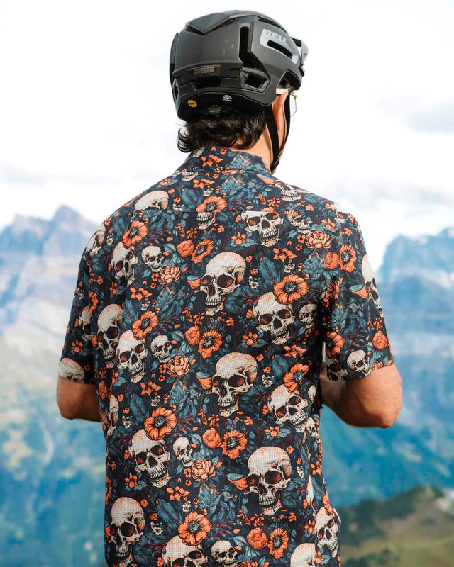 DHARCO TECH SKULLDUGGERY Camicia a maniche corte Blu