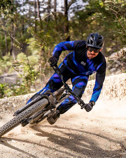 DHARCO RACE VORTEX Maglia a maniche lunghe nero/viola