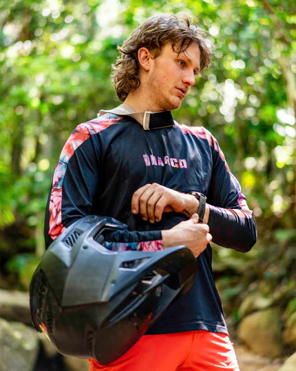 DHARCO RACE NEBULA Maglia a maniche lunghe nera