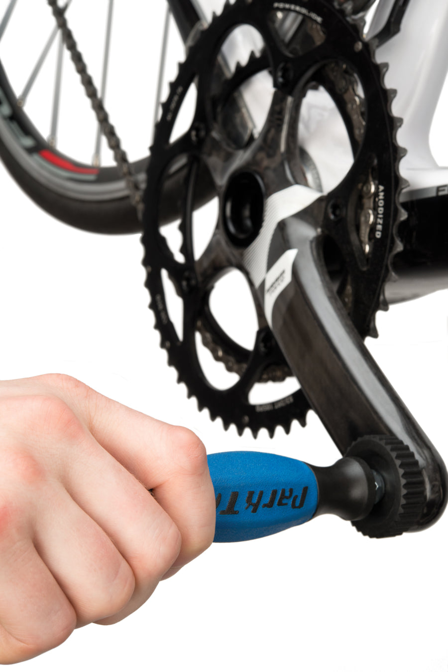 Park Tool DP-2 montato su una pedivella SRAM Force