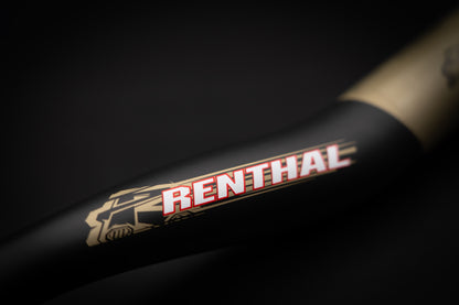 Manubrio RENTHAL FATBAR LITE Carbonio Rise 20mm 760mm Nero