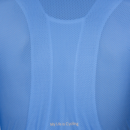 Maglia PROBIKESHOP By CHEF DE FILE Maniche Corte Blu/Lilla