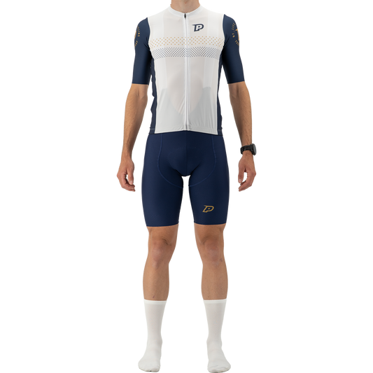 PROBIKESHOP Maglia a manica corta Navy/Bianco