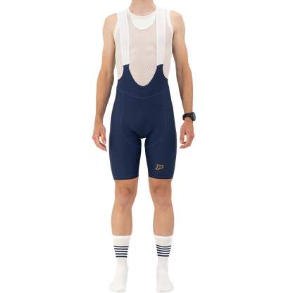 Salopette Corta con Bretelle PROBIKESHOP By CHEF DE FILE Blu Navy