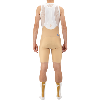 Salopette Corta con Bretelle PROBIKESHOP By CHEF DE FILE Beige