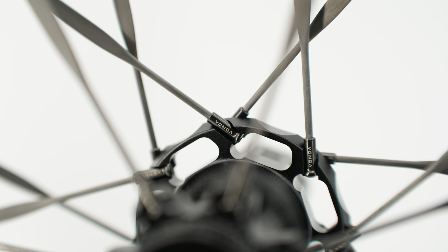 Coppia di ruote SCOM RACE Tubeless Ready (bloccaggio centrale)