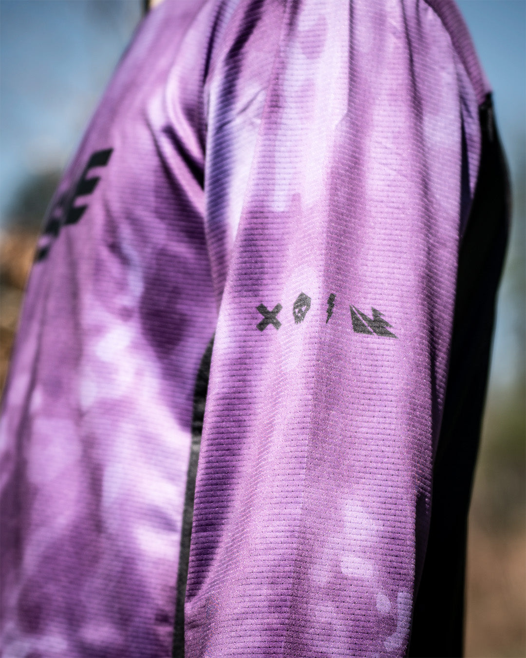 USWE LUFTIG Maglia MTB a manica lunga viola