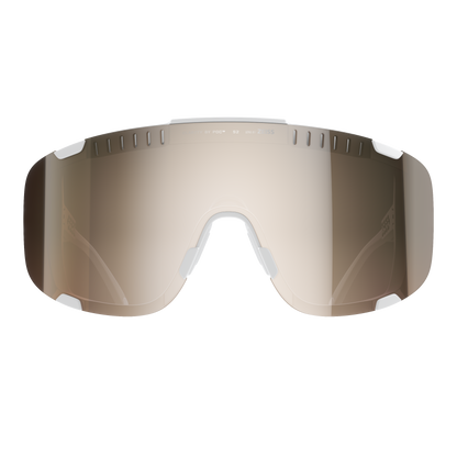 Occhiali POC DEVOUR + Bianco Lente Clarity Trail Partly Sunny Silver