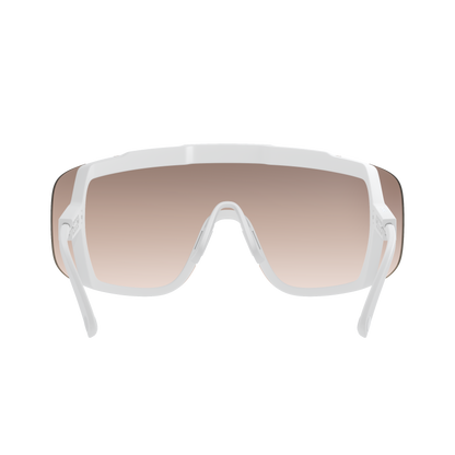 Occhiali POC DEVOUR + Bianco Lente Clarity Trail Partly Sunny Silver