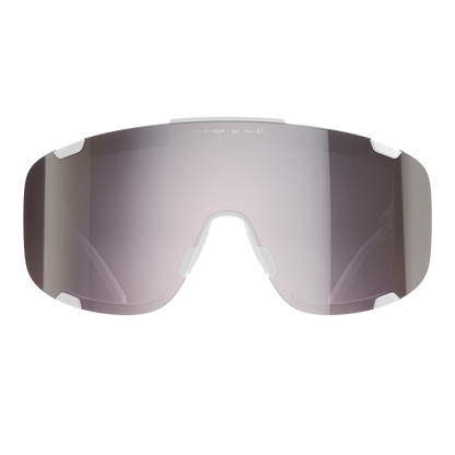 Occhiali POC DEVOUR + Bianco Lente Clarity Road Sunny Silver