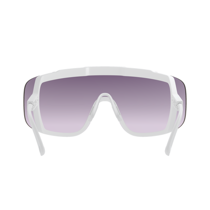 Occhiali POC DEVOUR + Bianco Lente Clarity Road Sunny Silver