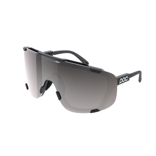 Occhiali POC DEVOUR + lente nera Clarity Road Sunny Silver