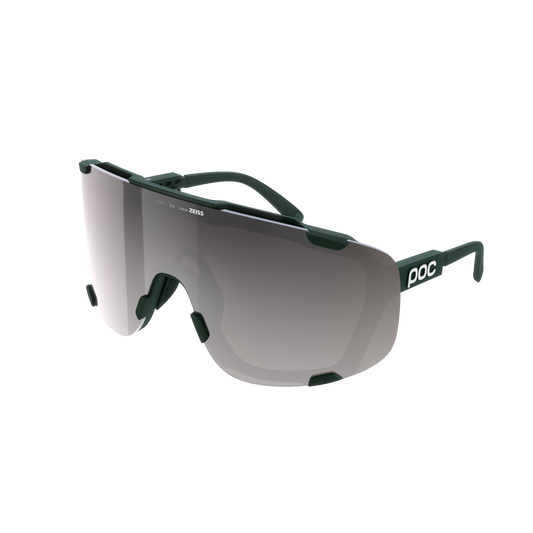 Occhiali POC DEVOUR + lente Khaki Clarity Road Sunny Silver