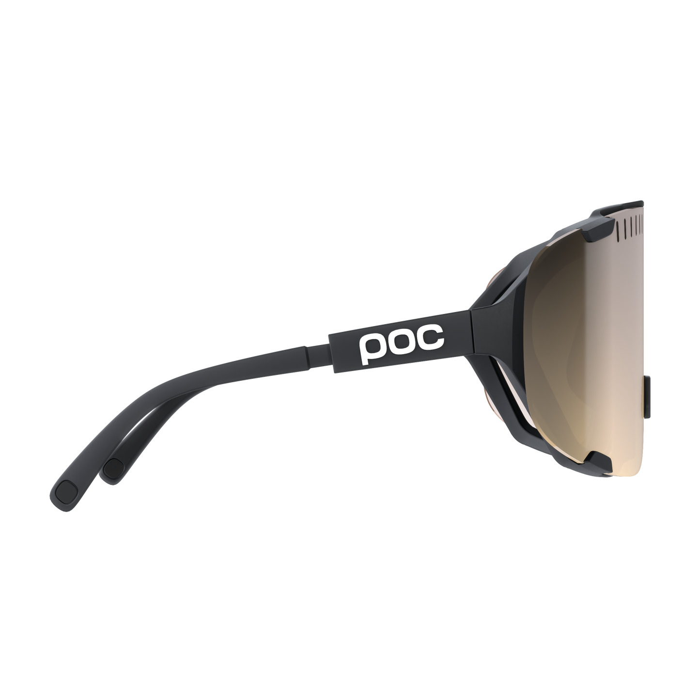 POC DEVOUR WF + Occhiali Black/Clarity Trail/Partly Sunny Silver