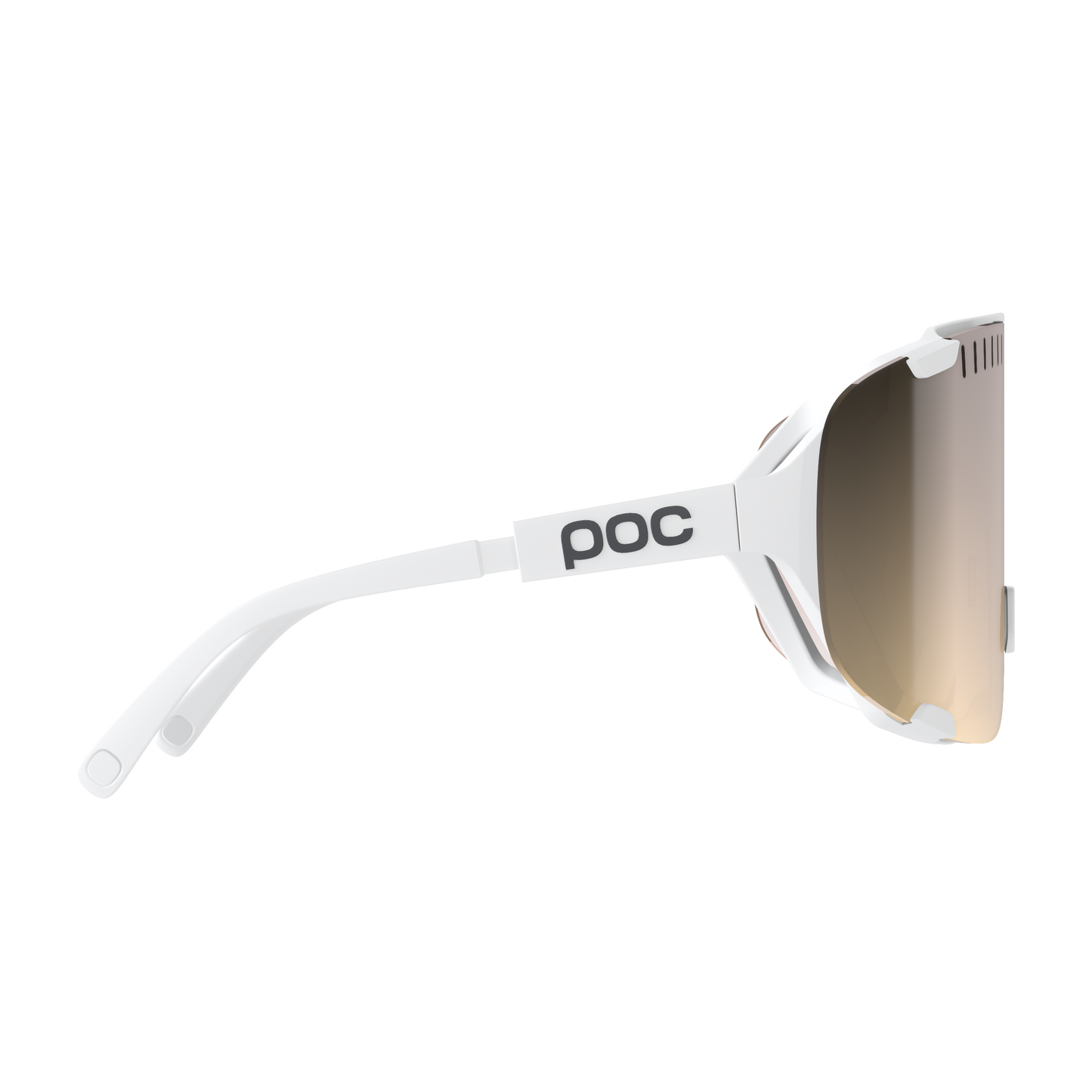 POC DEVOUR WF + occhiali Bianco/Clarity Trail/Argento parzialmente soleggiato
