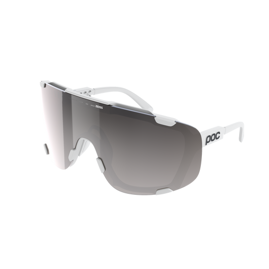 POC DEVOUR WF + Occhiali Bianco/Clarity Road/Argento Sole
