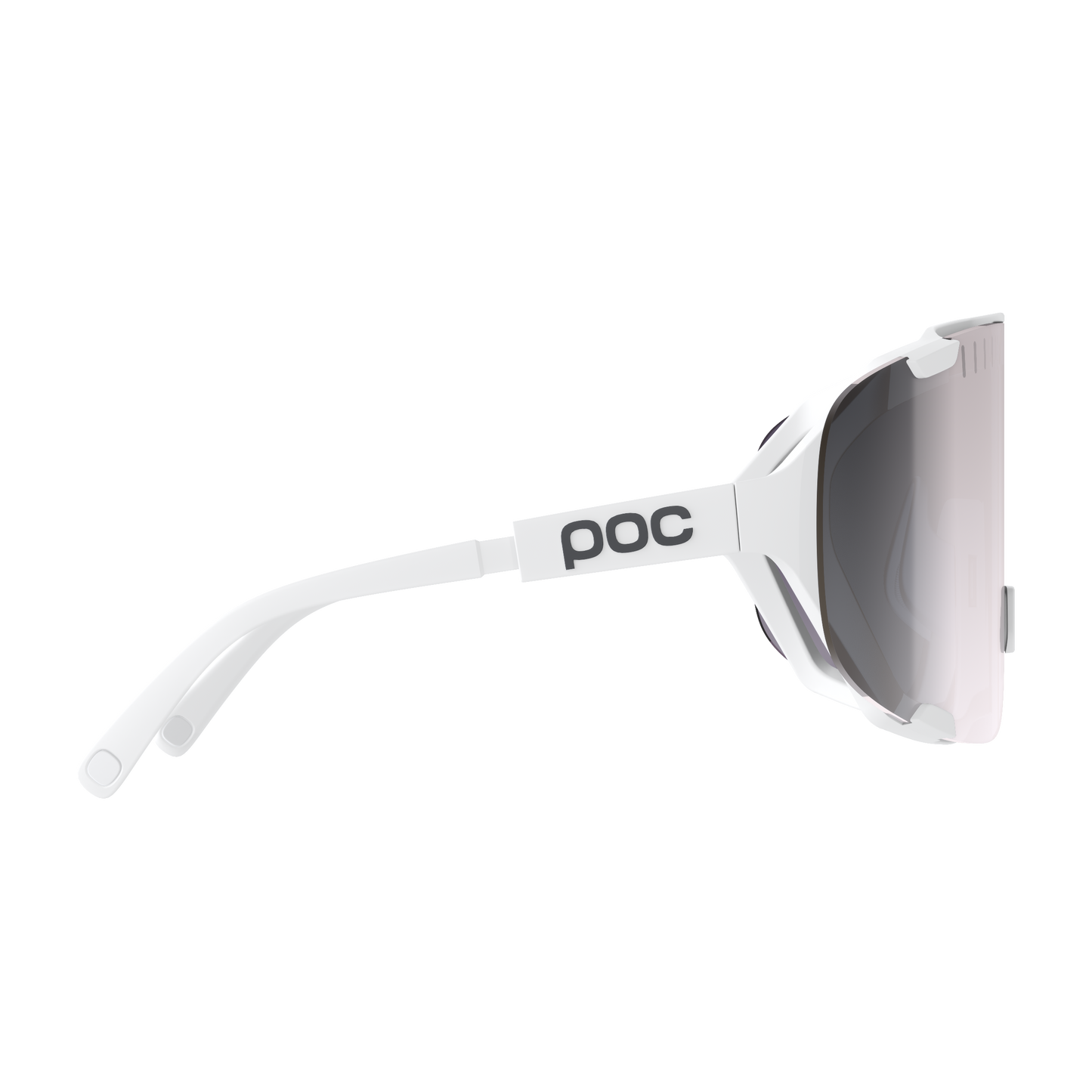 POC DEVOUR WF + Occhiali Bianco/Clarity Road/Argento Sole