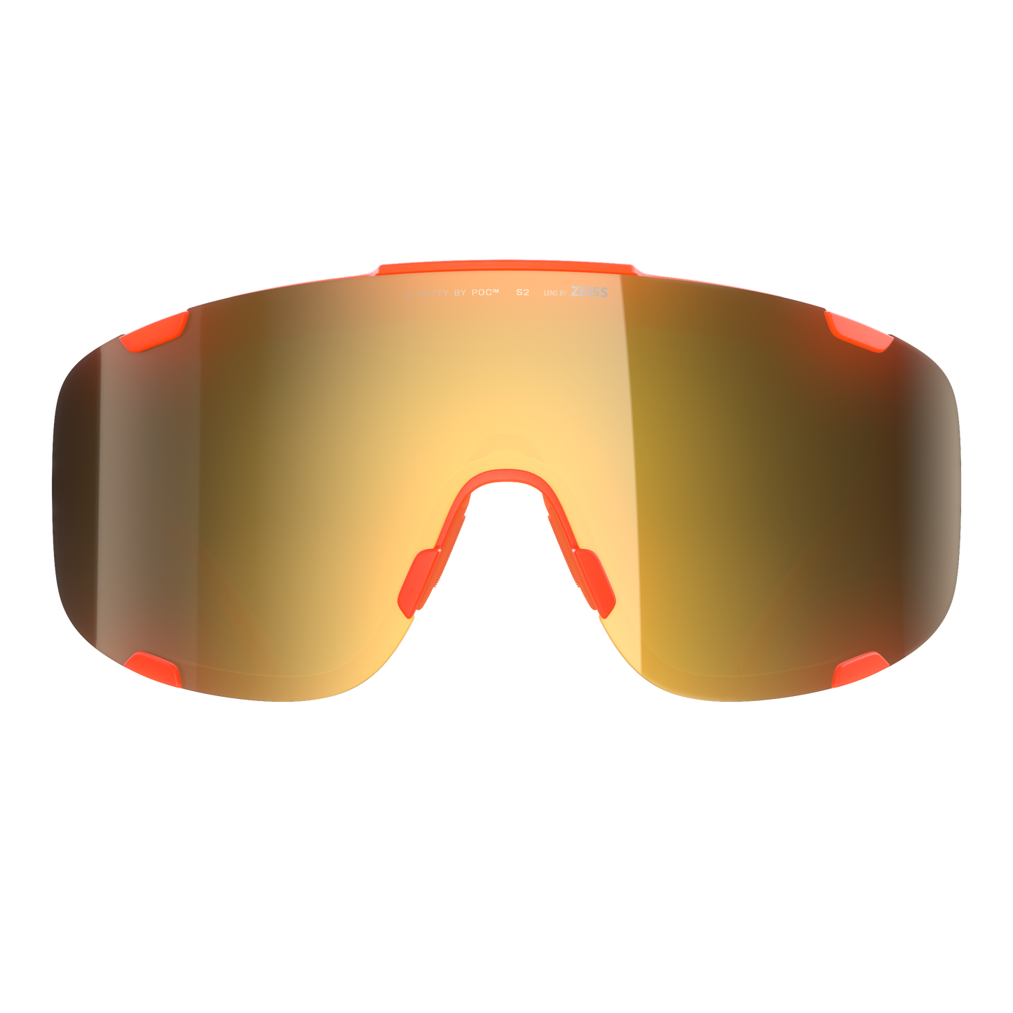 Occhiali POC DEVOUR WF + Translucent Fluorescent Orange/Clarity Road/Partly Sunny Gold