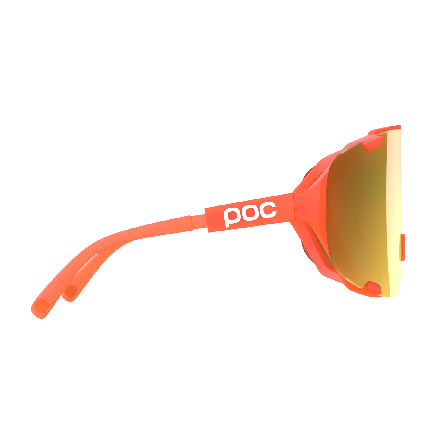 Occhiali POC DEVOUR WF + Translucent Fluorescent Orange/Clarity Road/Partly Sunny Gold