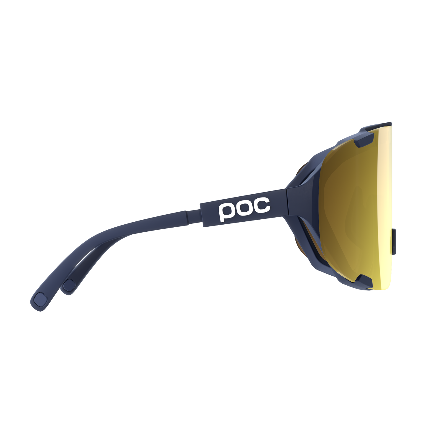 POC DEVOUR WF + Occhiali da sole Marine/Clarity Road/Partly Sunny Gold