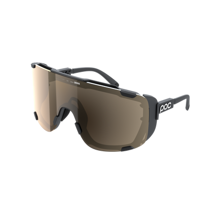 Occhiali POC DEVOUR ULTRA + Nero Lente Clarity Trail Partly Sunny Silver