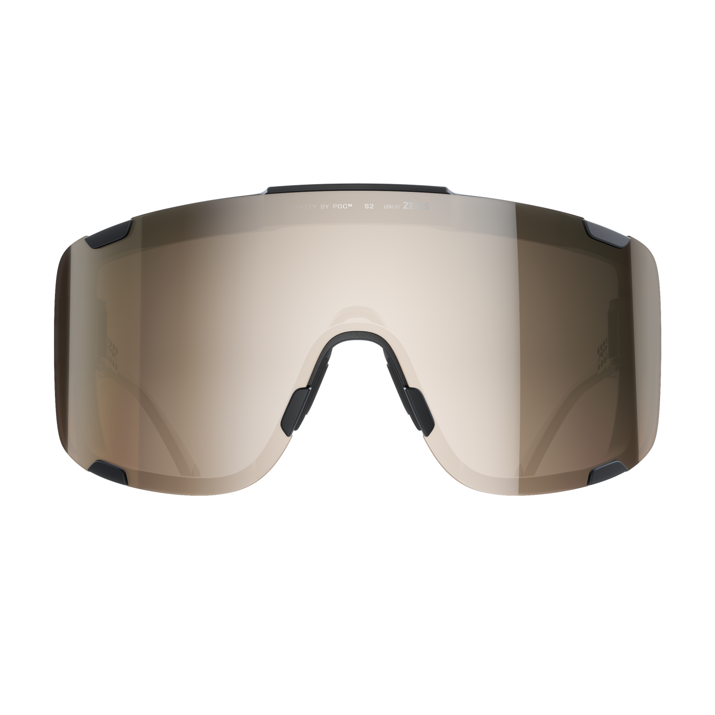 POC DEVOUR ULTRA + Occhiali Black Clarity Trail Lente argento parzialmente soleggiata