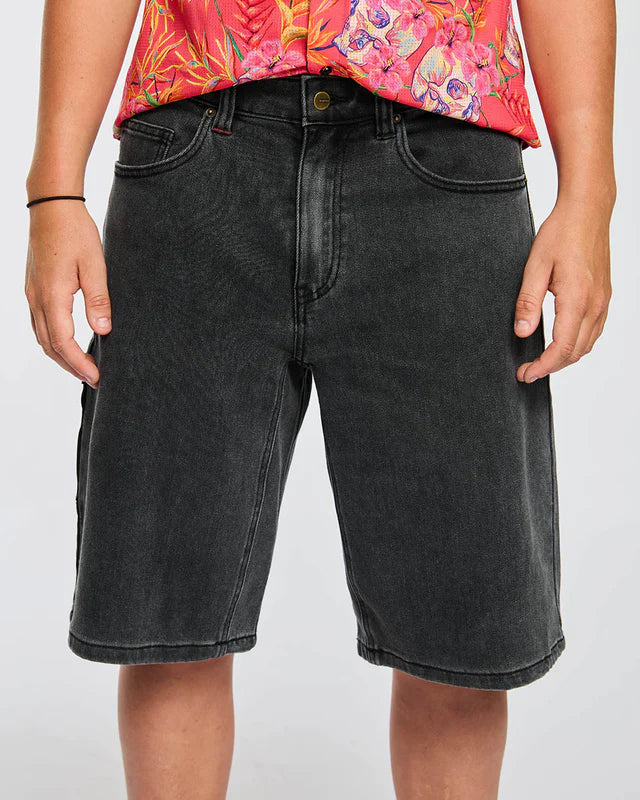 DHARCO JORT UNISEX COASTAL WASH Pantaloncini neri