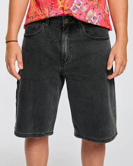 DHARCO JORT UNISEX COASTAL WASH Pantaloncini neri