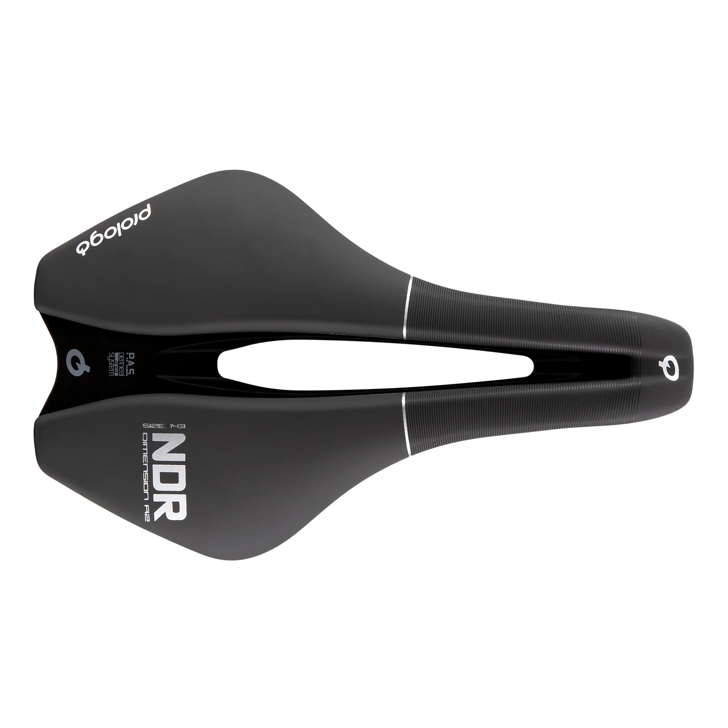 Sella PROLOGO DIMENSION R2 NDR 143 mm binari nero nero