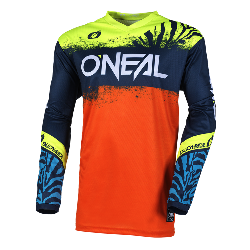 O'NEAL ELEMENT SHOCKER Junior Maglia a maniche lunghe Blu/Arancione