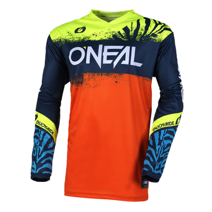 Maglia O'NEAL ELEMENT SHOCKER Junior Maniche Lunghe Blu/Arancione