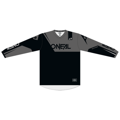 Maglia O'NEAL ELEMENT RACEWEAR Junior Maniche Lunghe Nero/Grigio