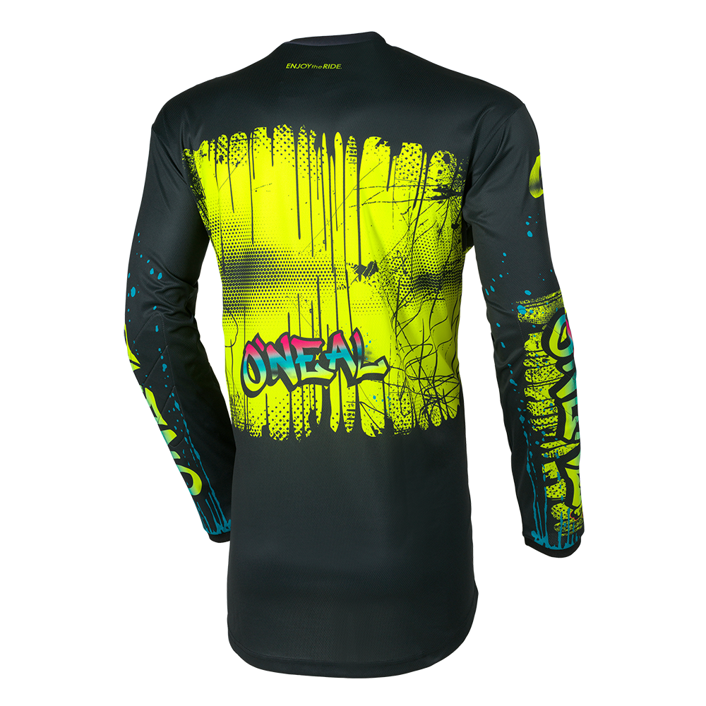 O'NEAL ELEMENT RANCID Maglia a maniche lunghe Junior Nero/Giallo