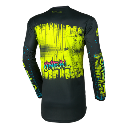 Maglia O'NEAL ELEMENT RANCID Junior Maniche Lunghe Nero/Giallo