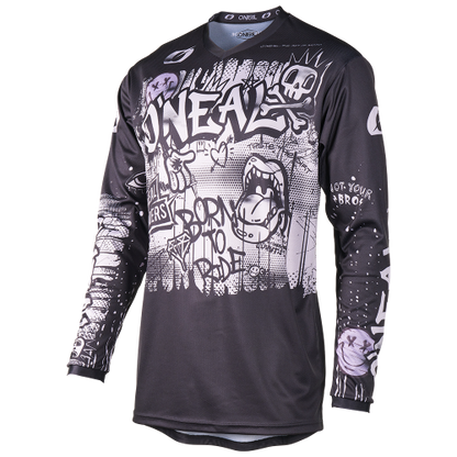 Maglia O'NEAL ELEMENT RANCID Maniche Lunghe Junior Nero/Grigio