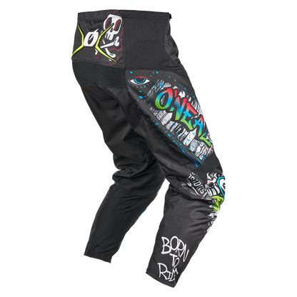 Pantaloni O'NEAL ELEMENT RANCID Nero/Bianco
